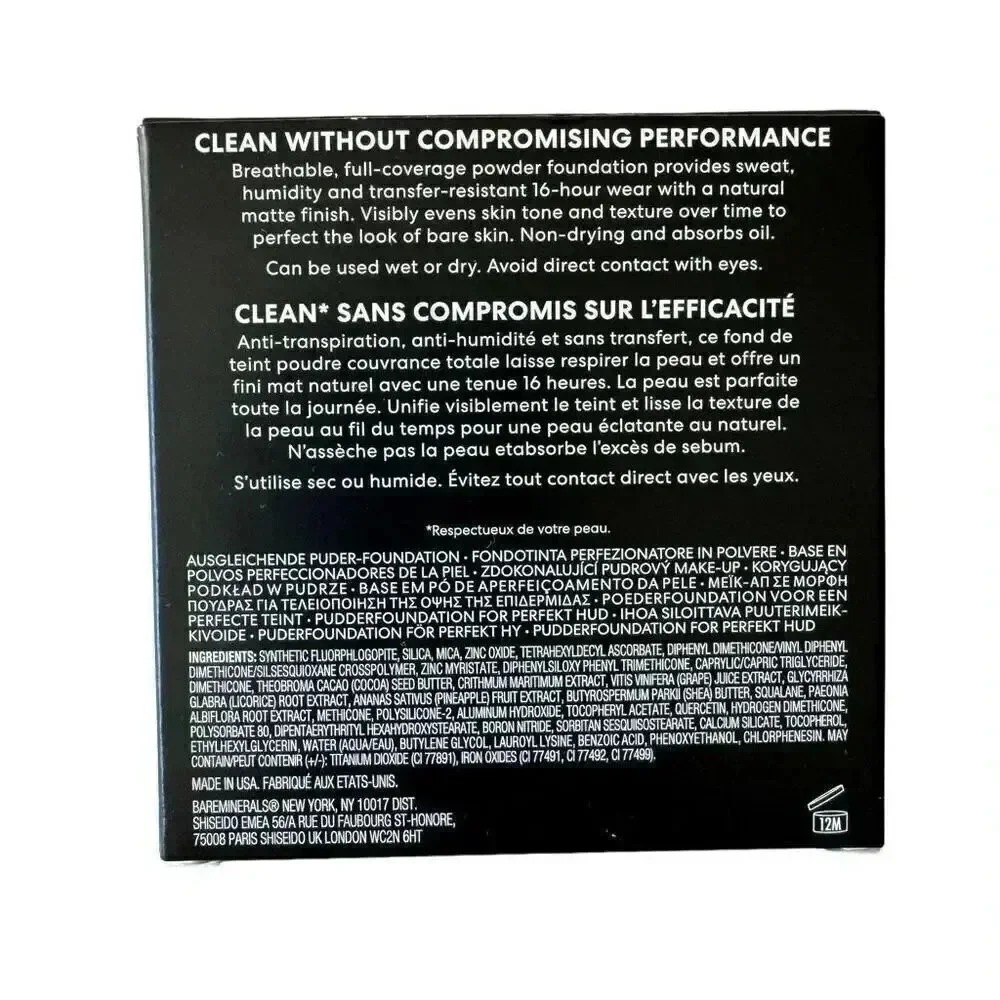 BareMinerals BAREPRO POWDER FOUNDATION MEDIUM DEEP 45 WARM